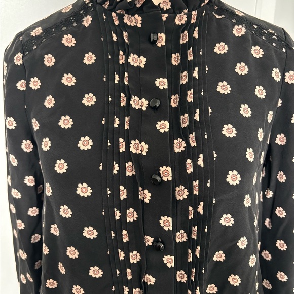 Kate Spade Black Dress with Pink Floral Design - Picture 4 of 9